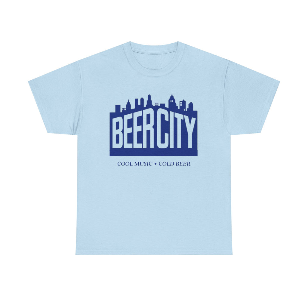 Beer City T-Shirt — Cool Morn, Cold Beer Skyline Tee