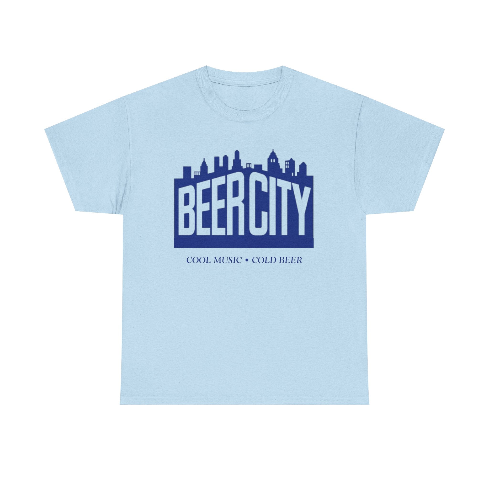 Beer City T-Shirt — Cool Morn, Cold Beer Skyline Tee