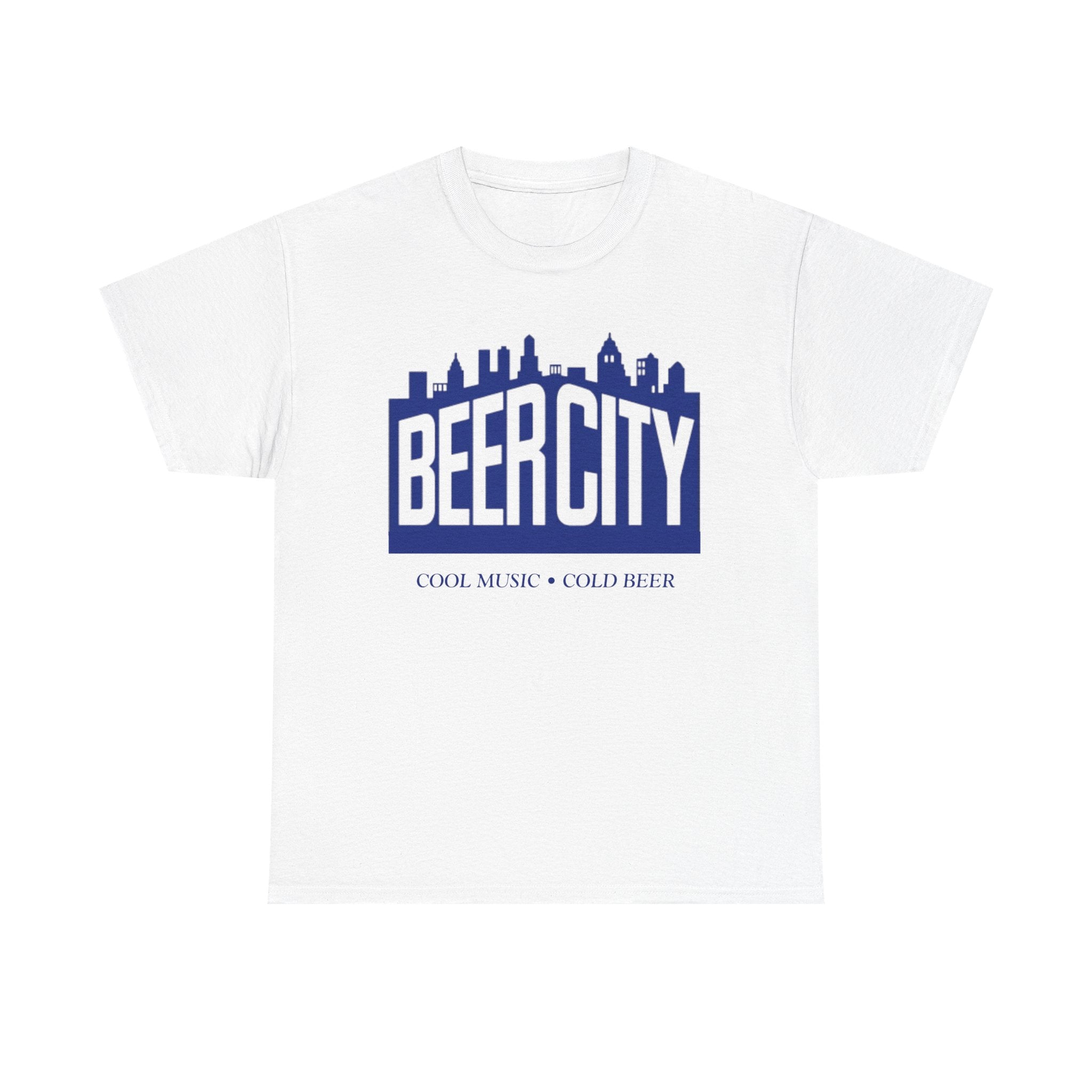 Beer City T-Shirt — Cool Morn, Cold Beer Skyline Tee