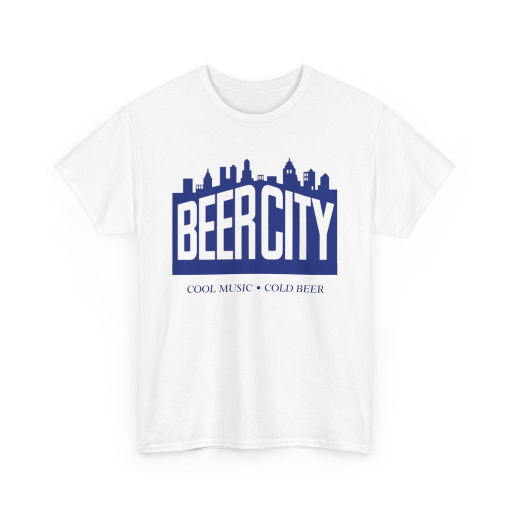 Beer City T-Shirt — Cool Morn, Cold Beer Skyline Tee