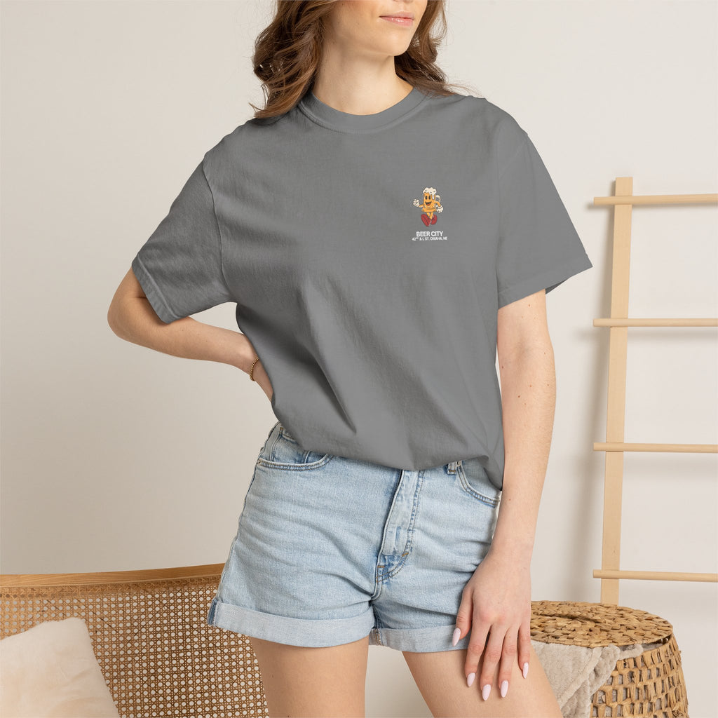 Beer City T-Shirt — "South Omaha's Coldest Beer!" Retro Beer Graphic Tee