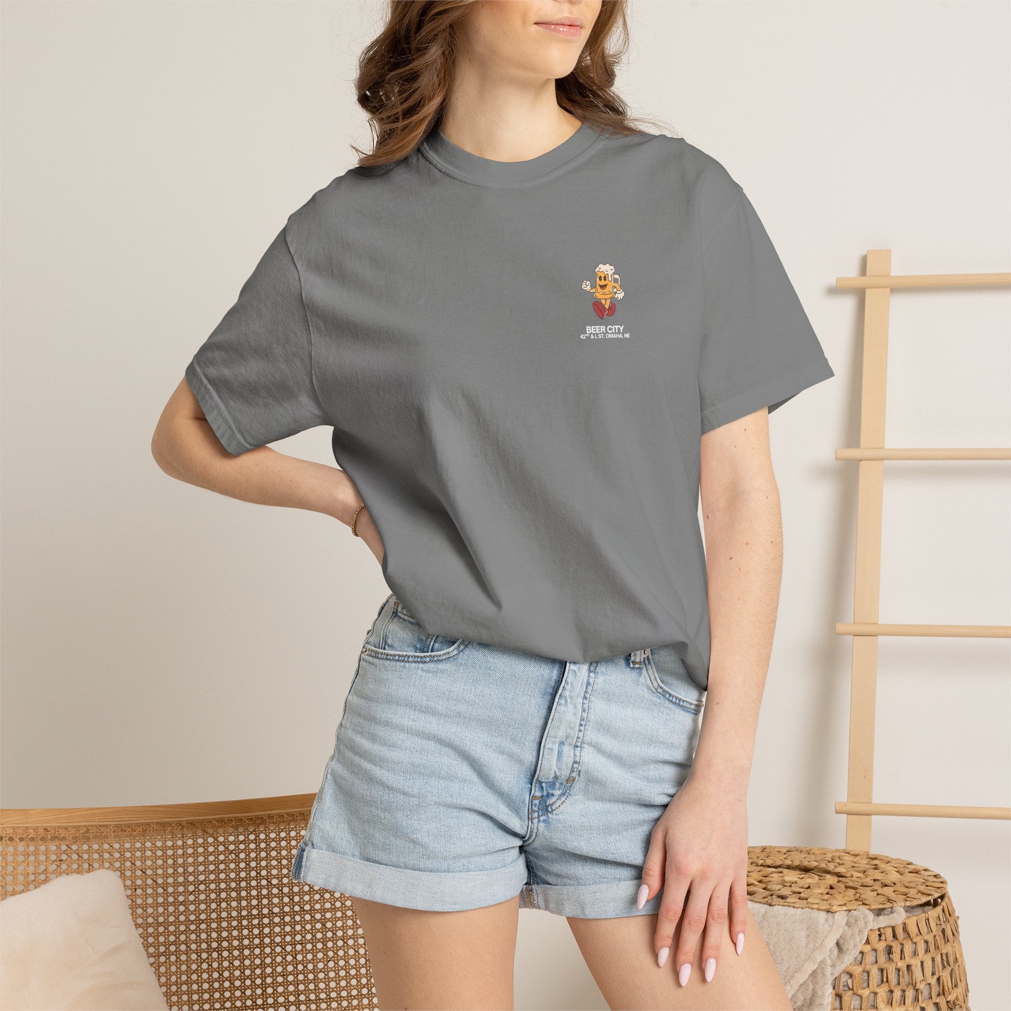 Beer City T-Shirt — "South Omaha's Coldest Beer!" Retro Beer Graphic Tee