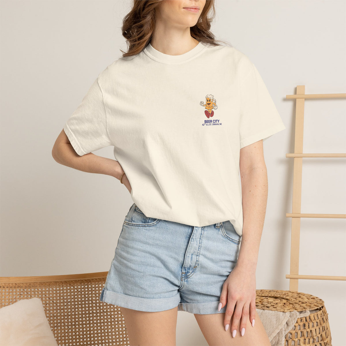 Comfort Colors Beer City — Retro Beer Guy Graphic Tee