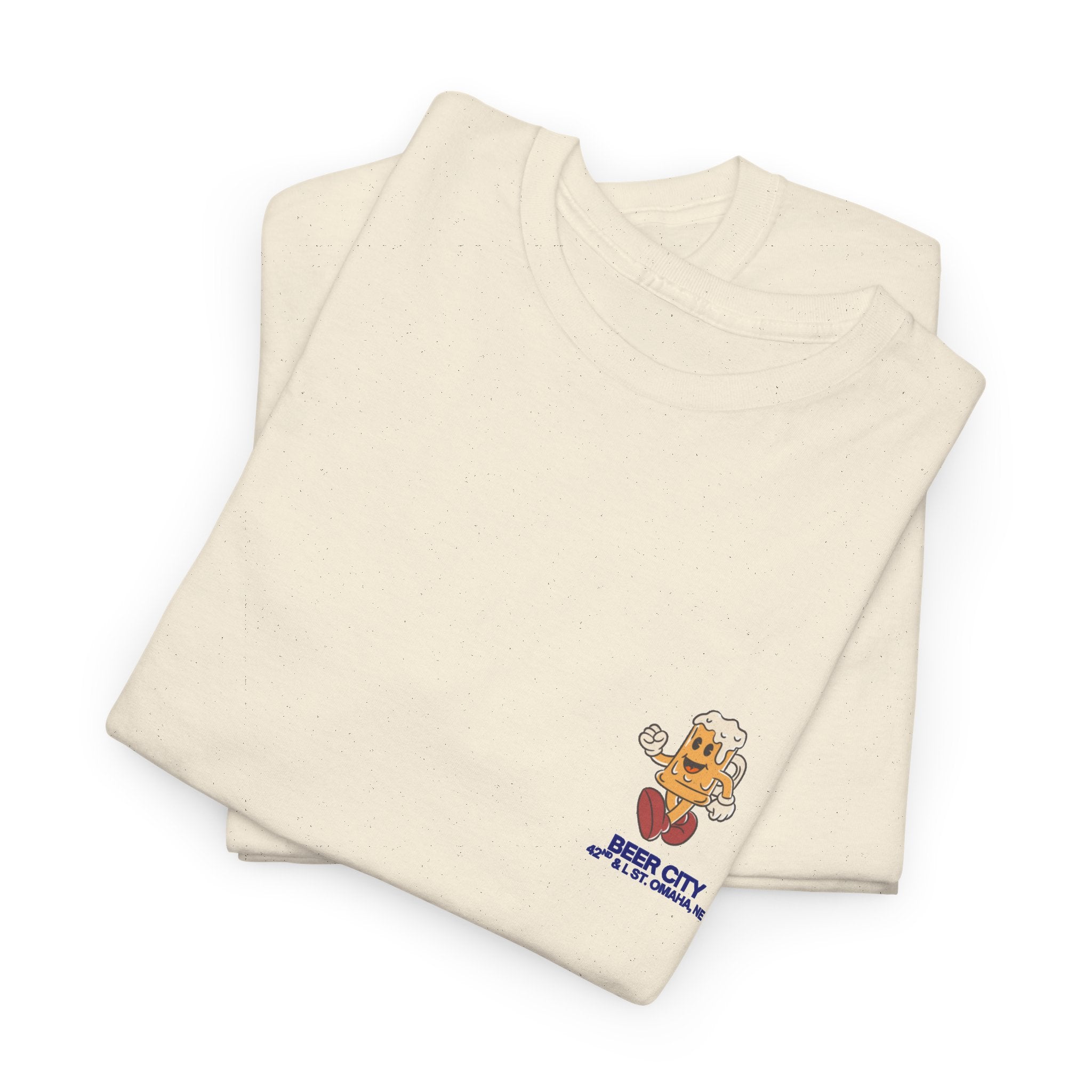 T-Shirt — 'South Omaha's Coldest Beer! Beer City' Retro Logo Tee