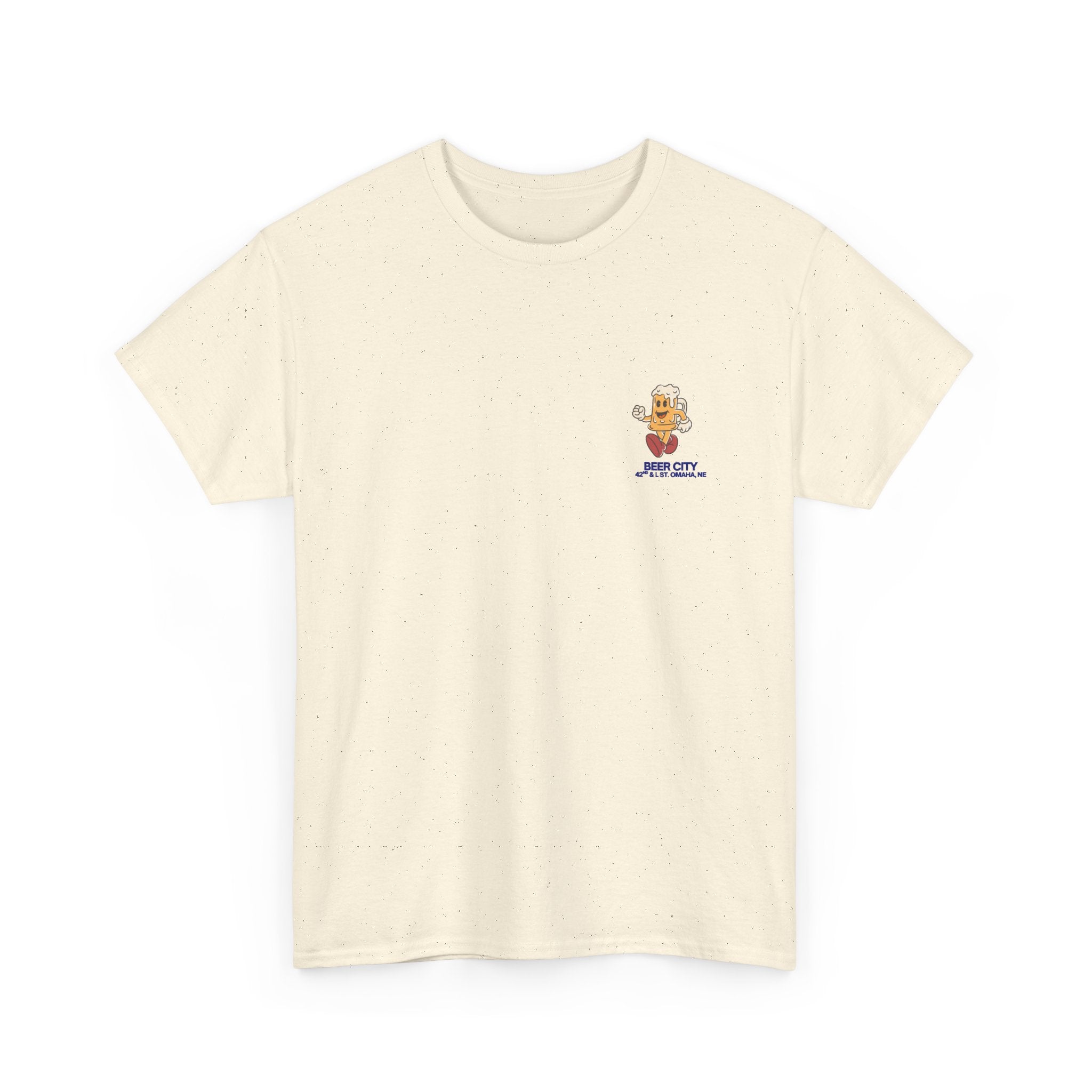 T-Shirt — 'South Omaha's Coldest Beer! Beer City' Retro Logo Tee