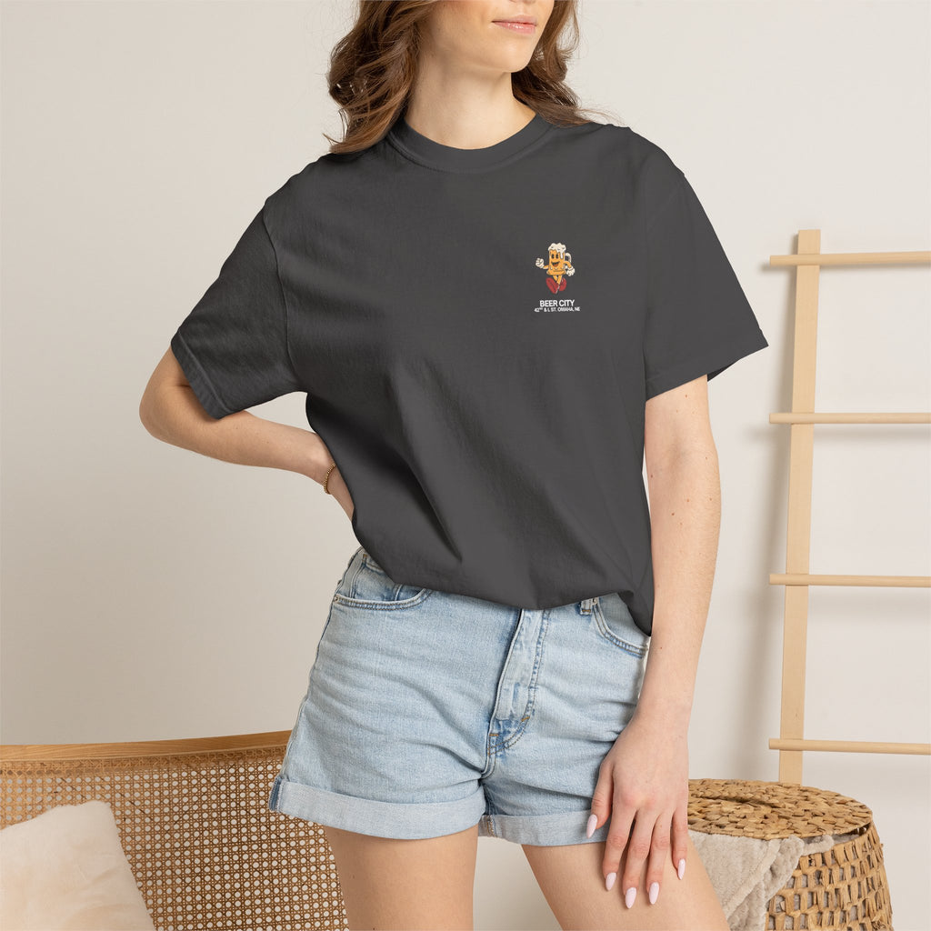 Beer City T-Shirt — "South Omaha's Coldest Beer!" Retro Beer Graphic Tee