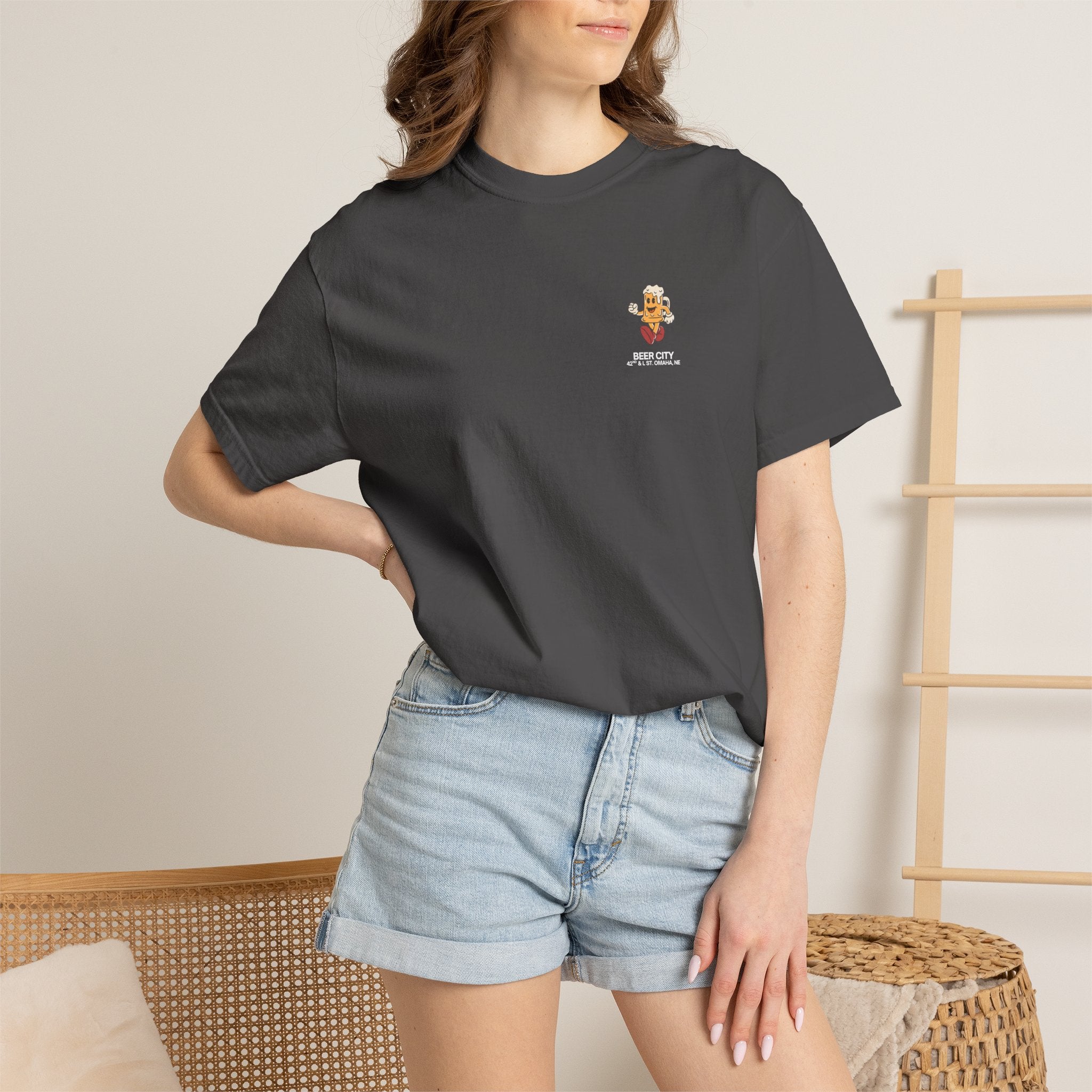 Beer City T-Shirt — "South Omaha's Coldest Beer!" Retro Beer Graphic Tee