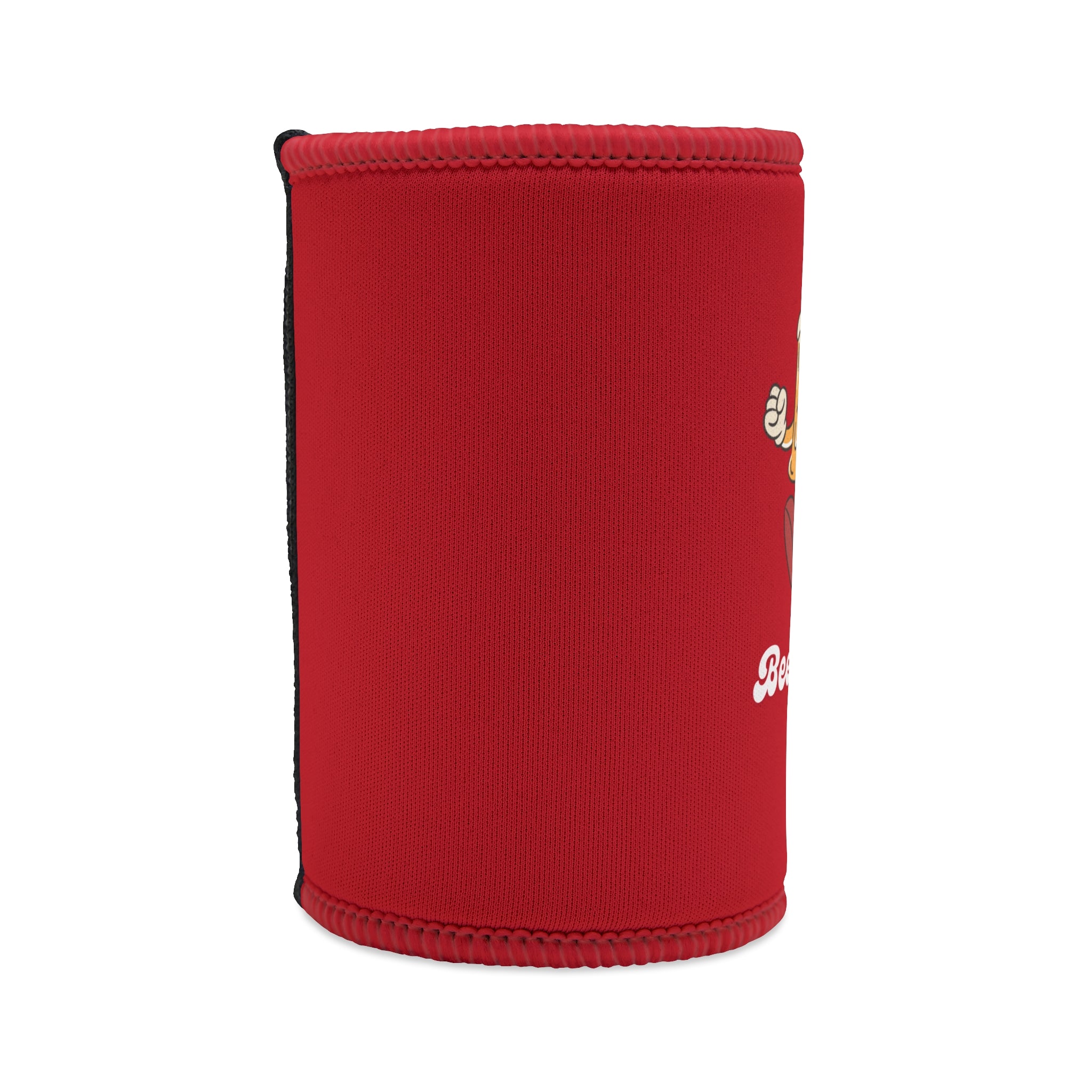 Stubby Cooler — Beer City Koozie with Retro Cartoon Beer Mug