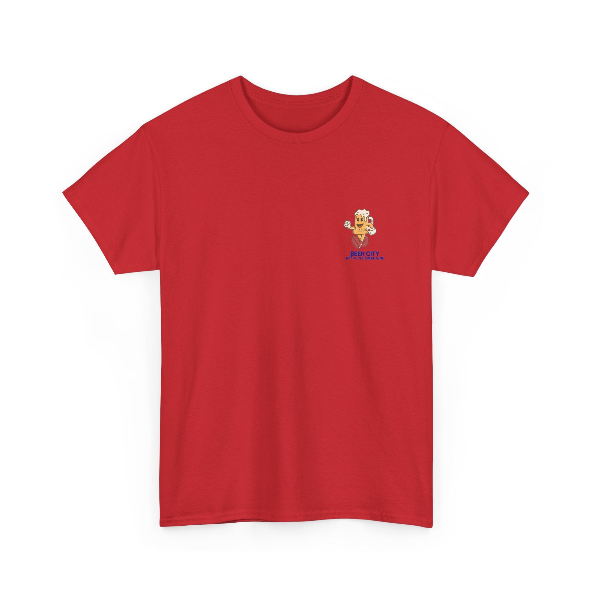 T-Shirt — 'South Omaha's Coldest Beer! Beer City' Retro Logo Tee