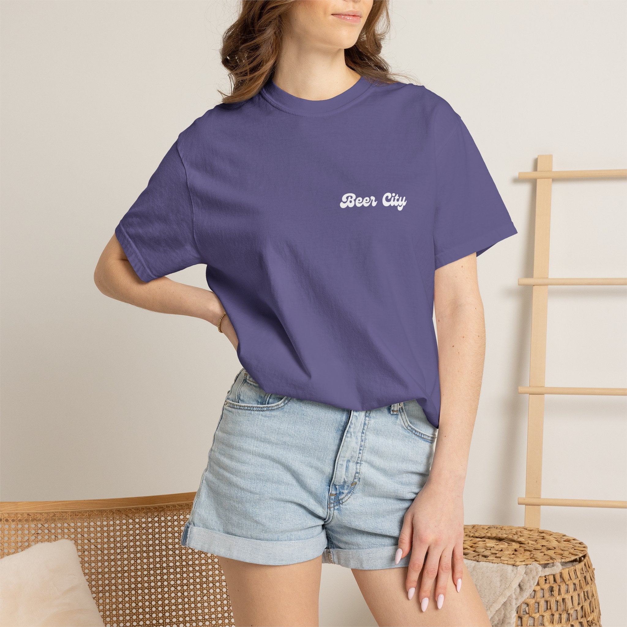 Beer City T‑Shirt — Comfort Colors Vintage Bar Tee