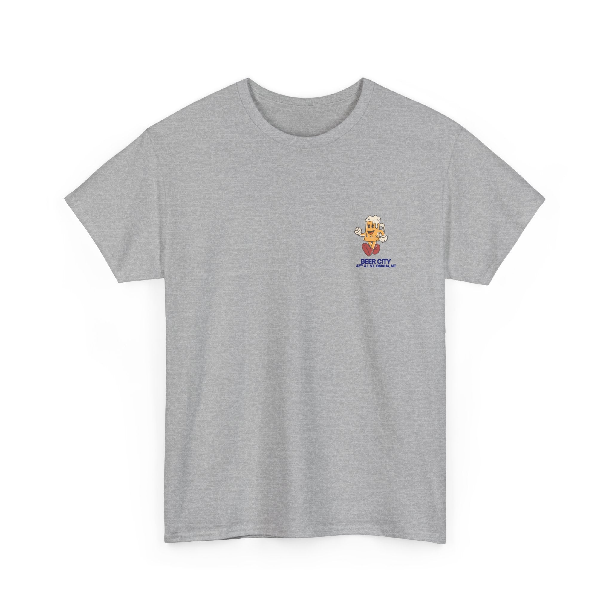 T-Shirt — 'South Omaha's Coldest Beer! Beer City' Retro Logo Tee