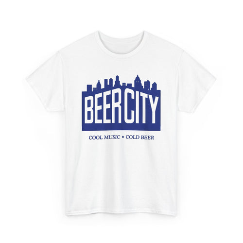Beer City T-Shirt — Cool Morn, Cold Beer Skyline Tee