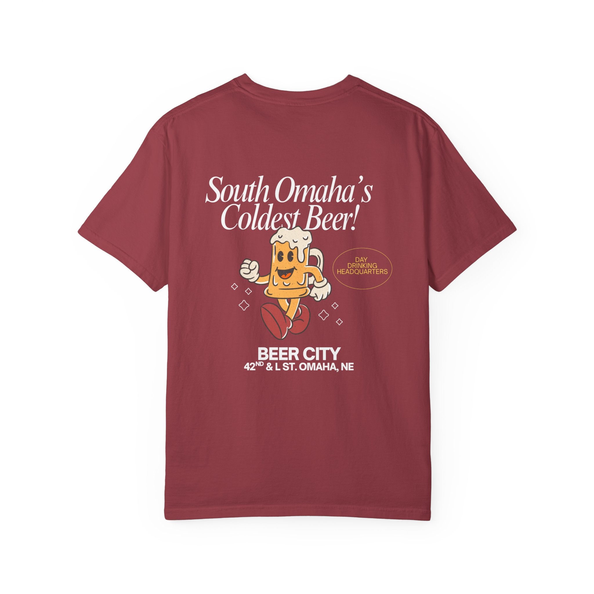 Beer City T-Shirt — "South Omaha's Coldest Beer!" Retro Beer Graphic Tee