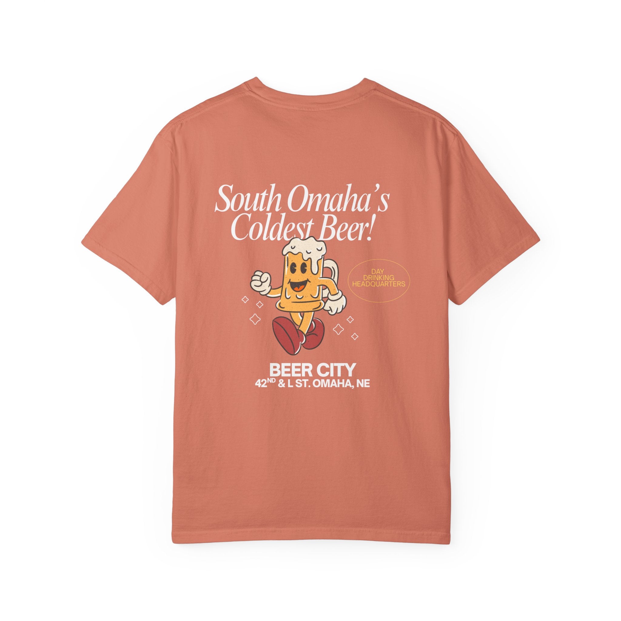 Beer City T-Shirt — "South Omaha's Coldest Beer!" Retro Beer Graphic Tee