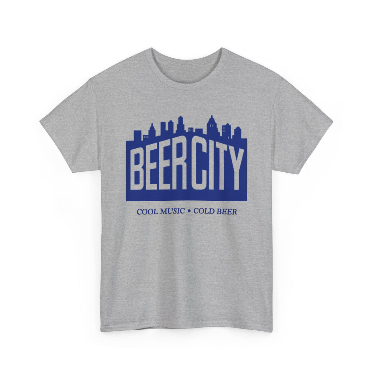 Beer City T-Shirt — Cool Morn, Cold Beer Skyline Tee