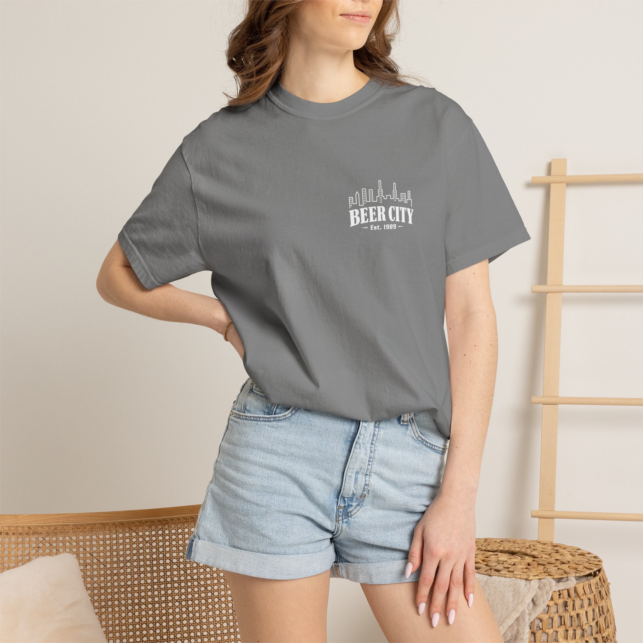 Beer City T-Shirt — Vintage Est. 1989' Comfort Color Tee