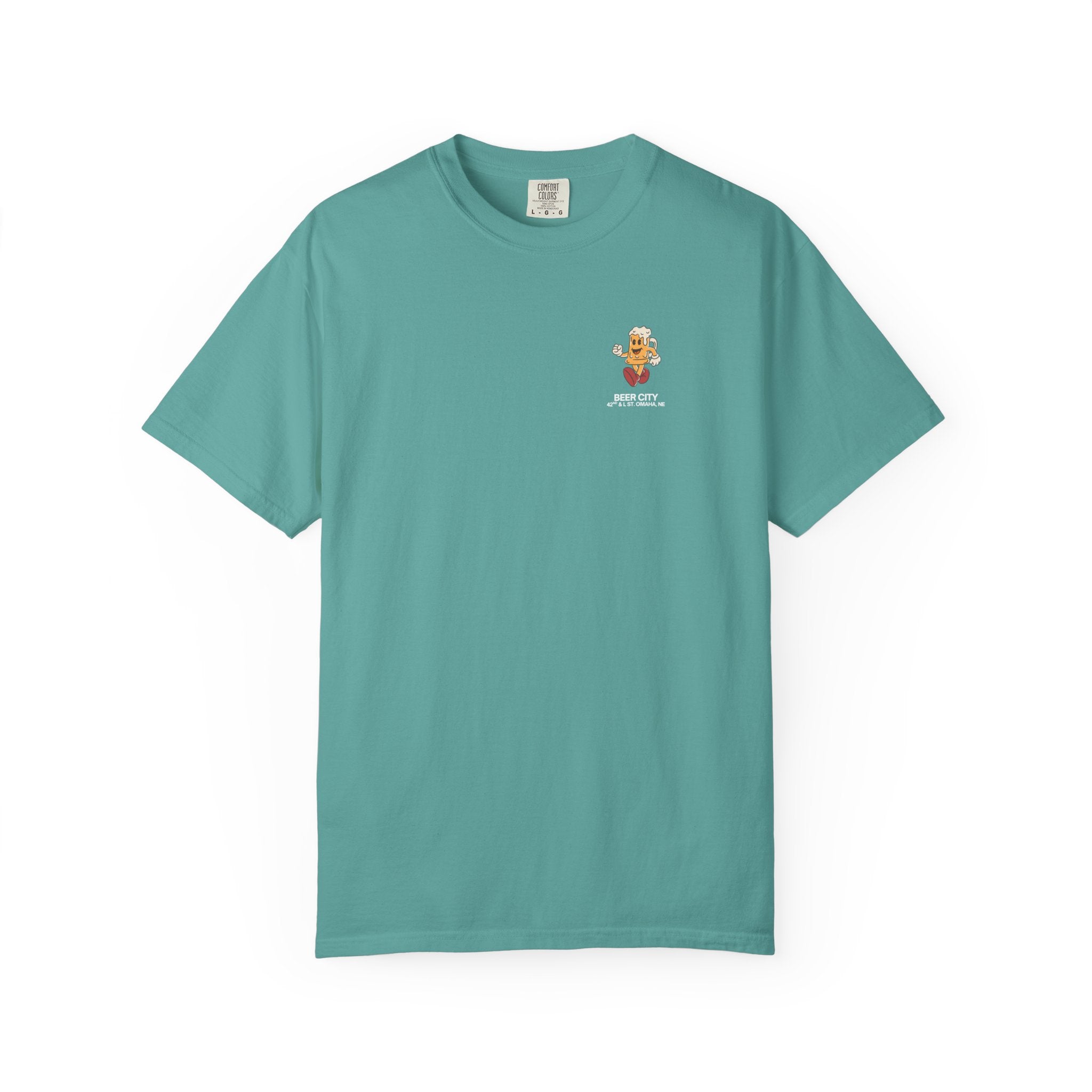 Beer City T-Shirt — "South Omaha's Coldest Beer!" Retro Beer Graphic Tee