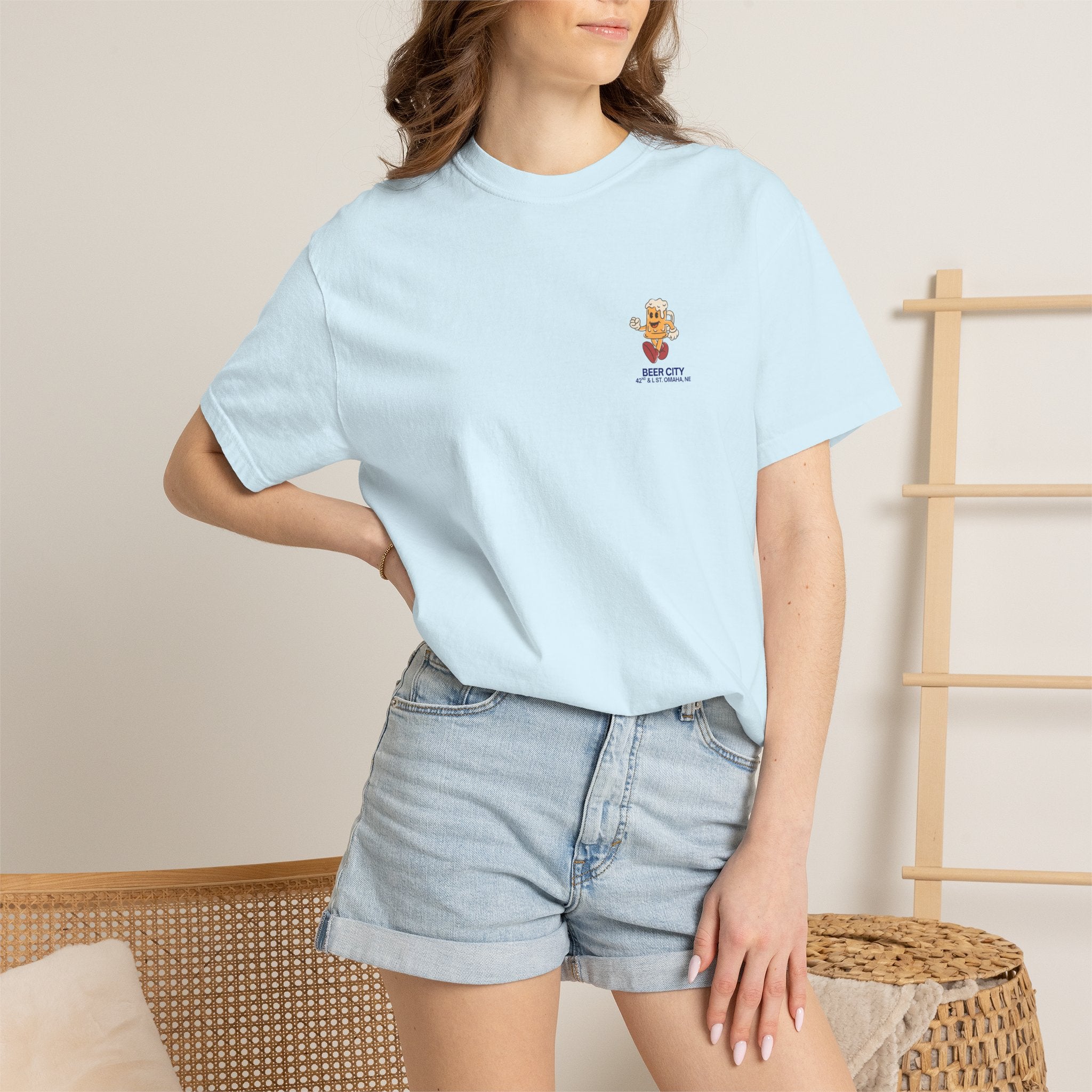 Beer City T-Shirt — "South Omaha's Coldest Beer!" Retro Beer Graphic Tee