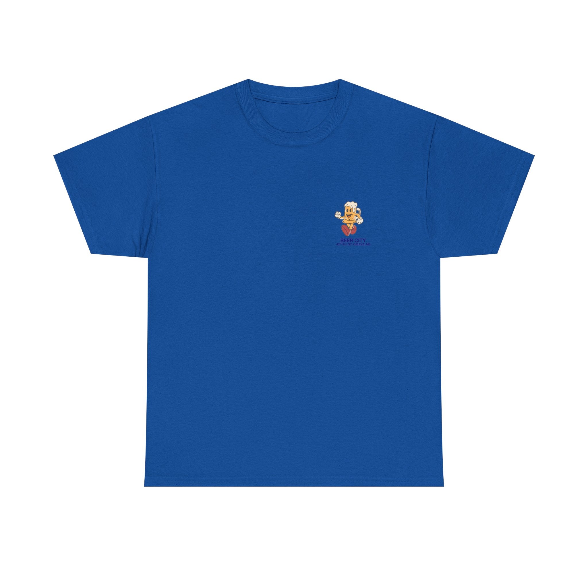 T-Shirt — 'South Omaha's Coldest Beer! Beer City' Retro Logo Tee