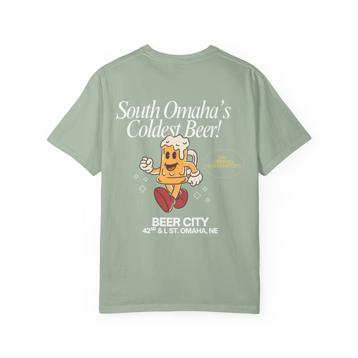 Comfort Colors Beer City — Retro Beer Guy Graphic Tee