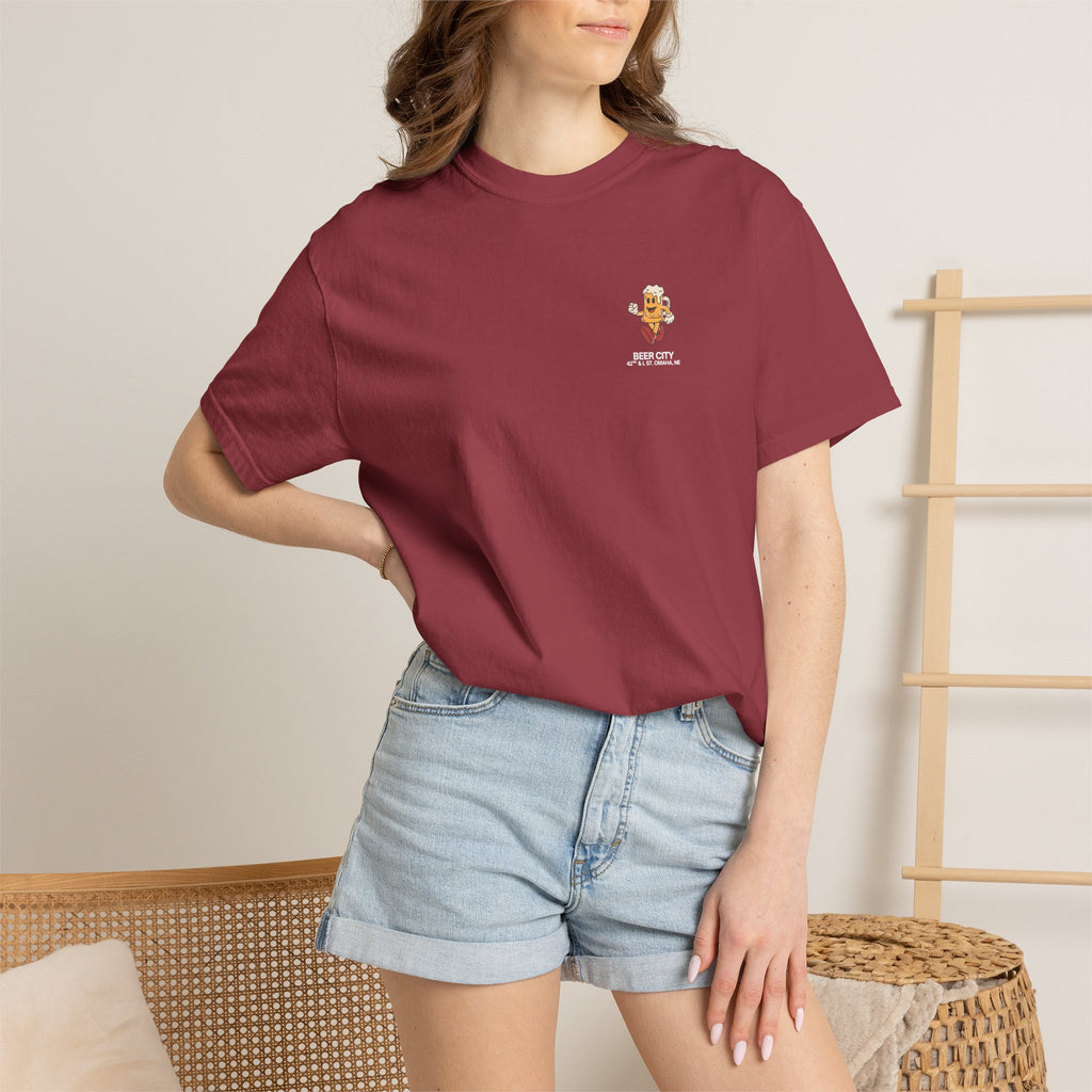 Beer City T-Shirt — "South Omaha's Coldest Beer!" Retro Beer Graphic Tee
