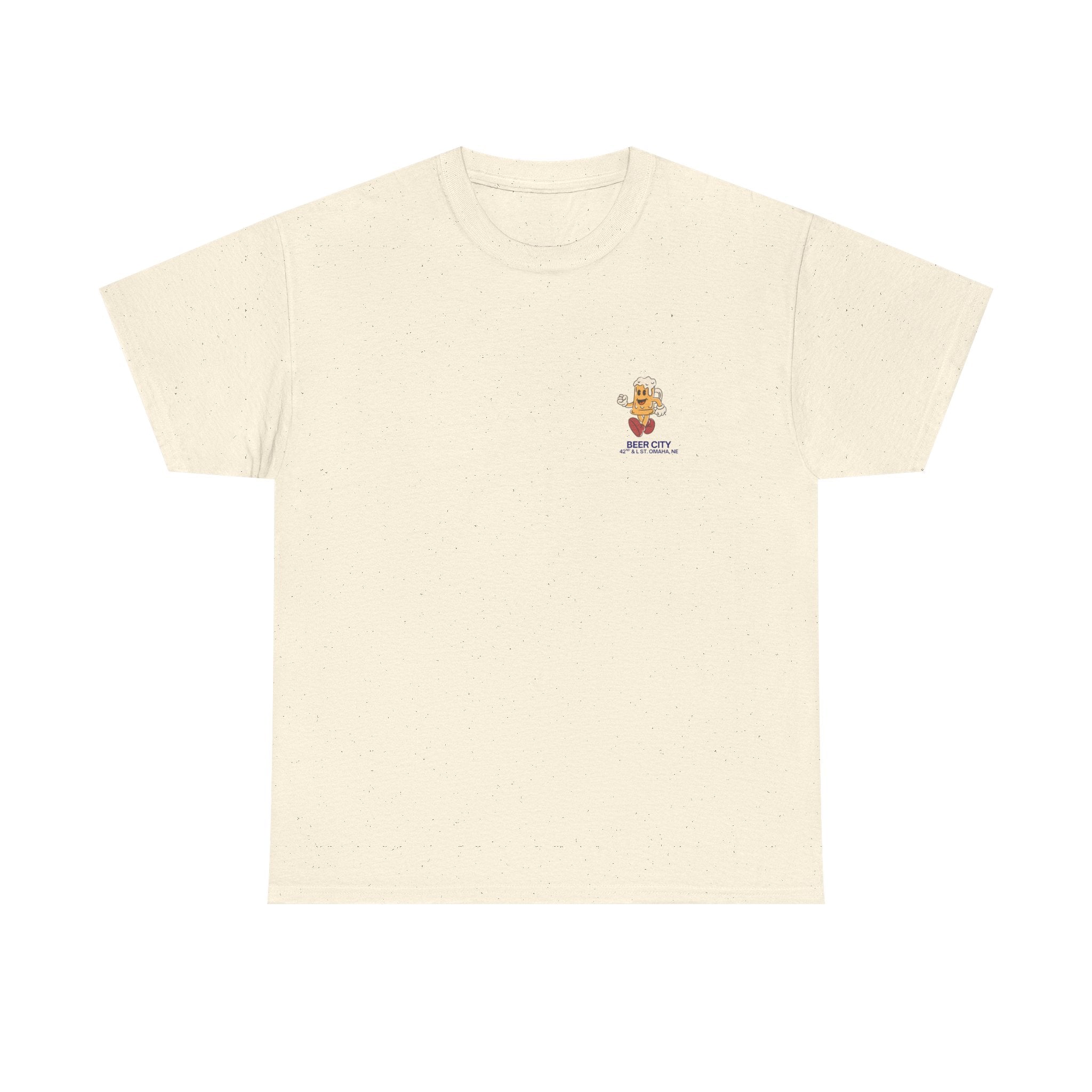 T-Shirt — 'South Omaha's Coldest Beer! Beer City' Retro Logo Tee