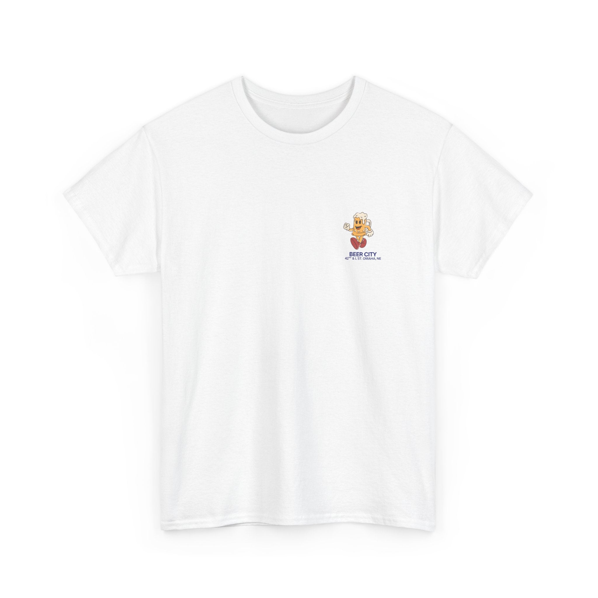 T-Shirt — 'South Omaha's Coldest Beer! Beer City' Retro Logo Tee