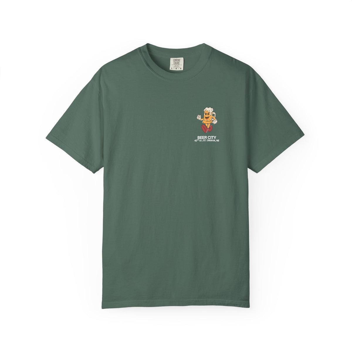 Comfort Colors Beer City — Retro Beer Guy Graphic Tee