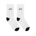 Beer City Crew Socks — White Padded Athletic Socks