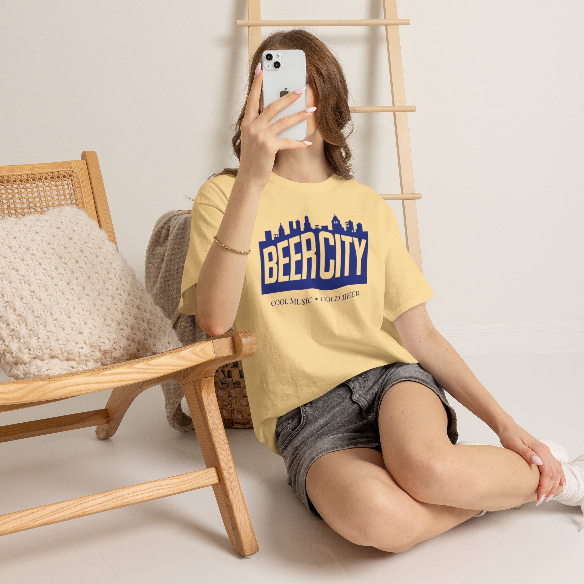 Beer City T-Shirt — Cool Morn, Cold Beer Skyline Tee