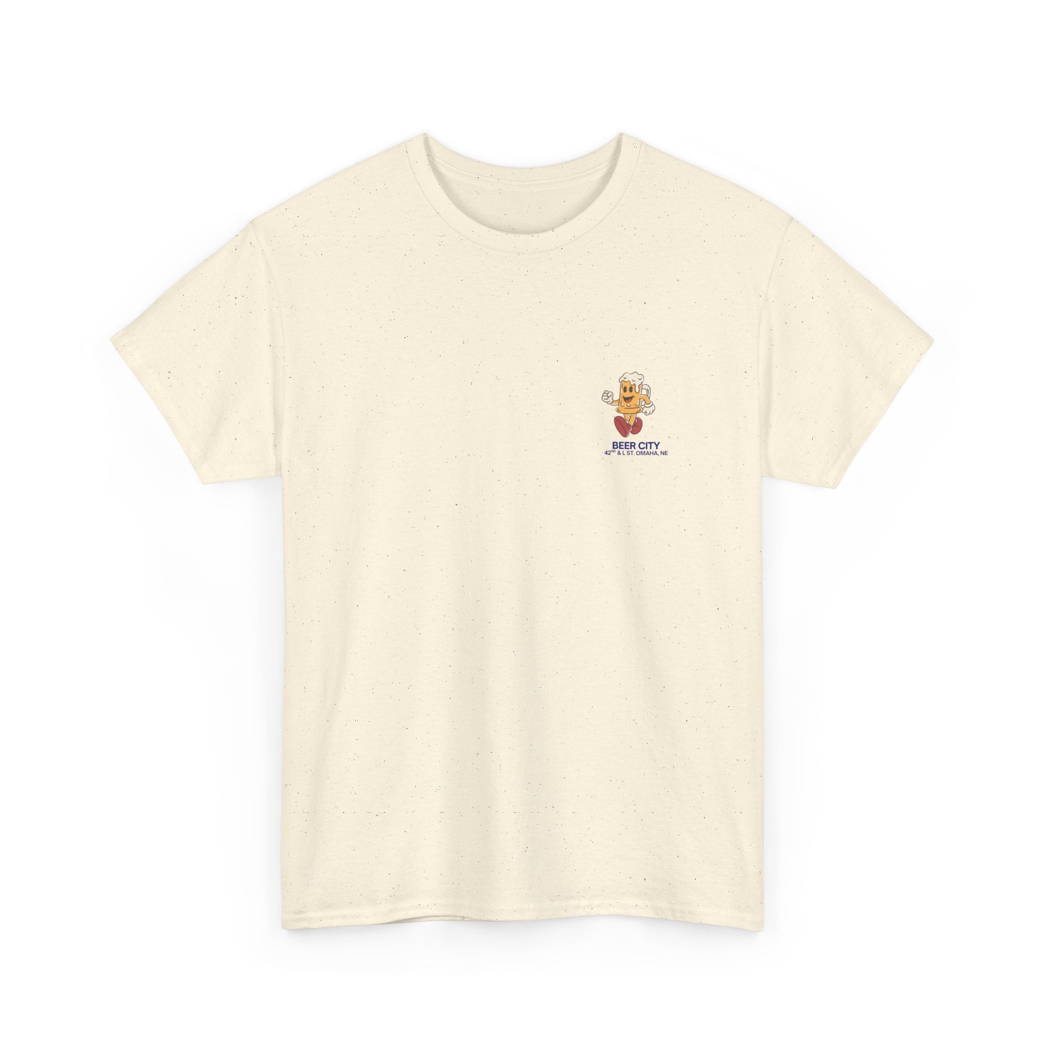 T-Shirt — 'South Omaha's Coldest Beer! Beer City' Retro Logo Tee