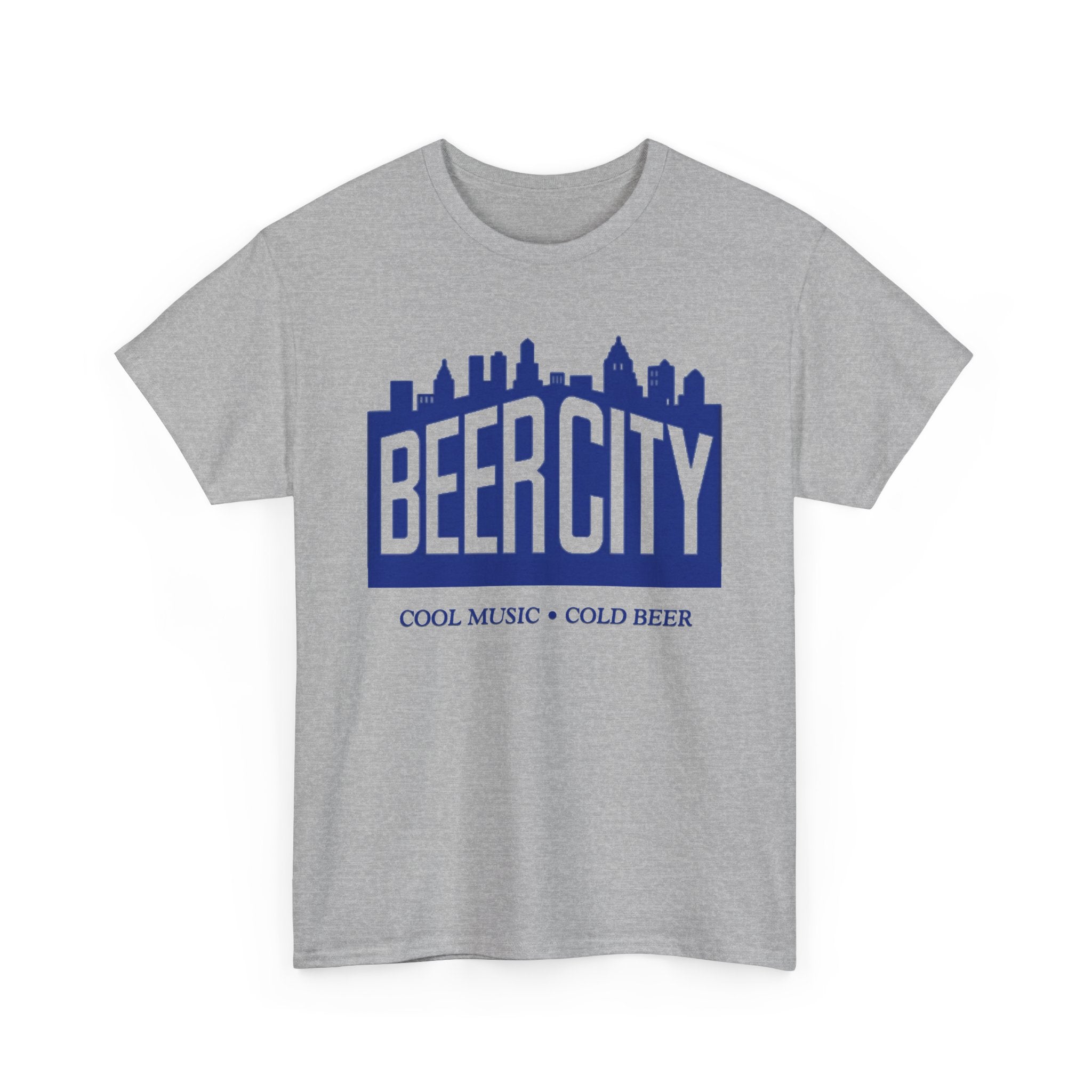 Beer City T-Shirt — Cool Morn, Cold Beer Skyline Tee