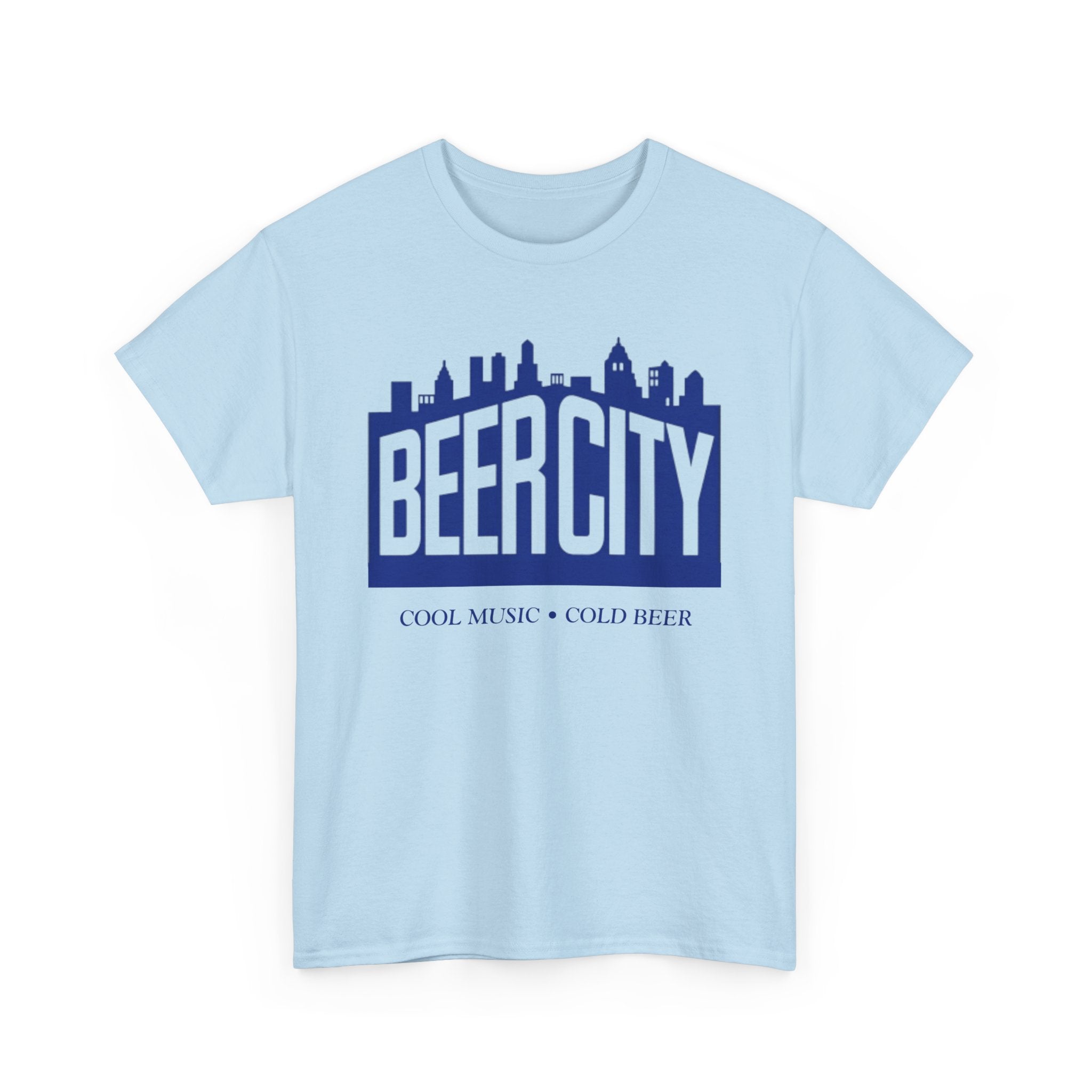 Beer City T-Shirt — Cool Morn, Cold Beer Skyline Tee