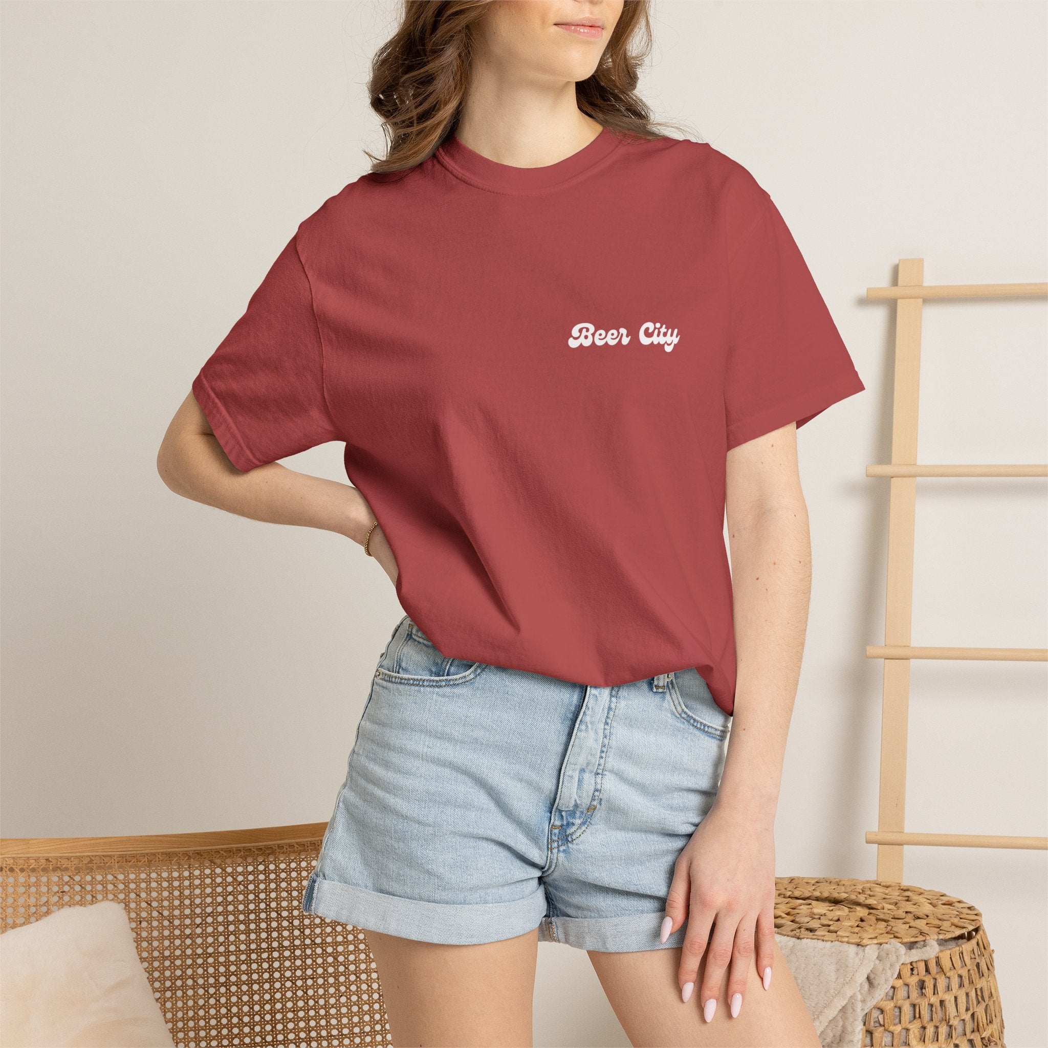 Beer City T‑Shirt — Comfort Colors Vintage Bar Tee