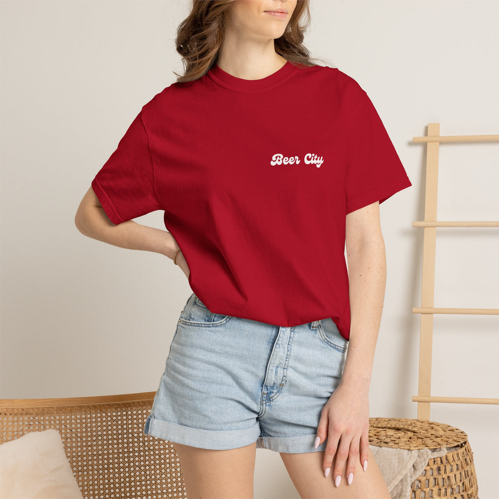 Beer City T‑Shirt — Comfort Colors Vintage Bar Tee