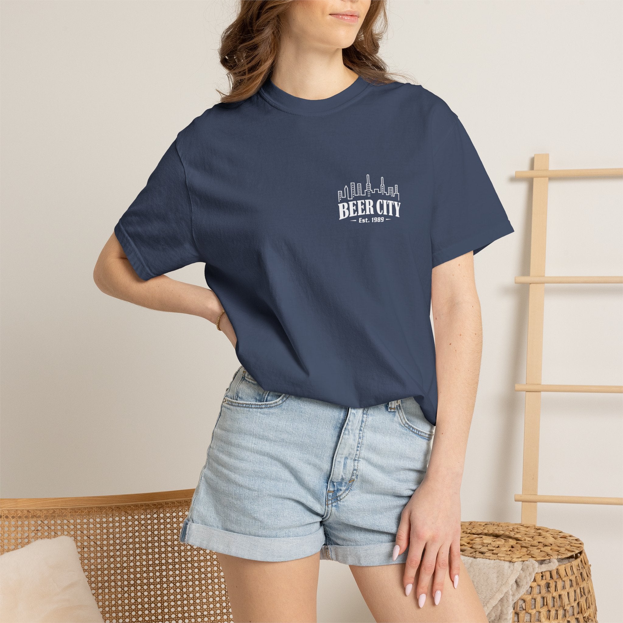 Beer City T-Shirt — Vintage Est. 1989' Comfort Color Tee