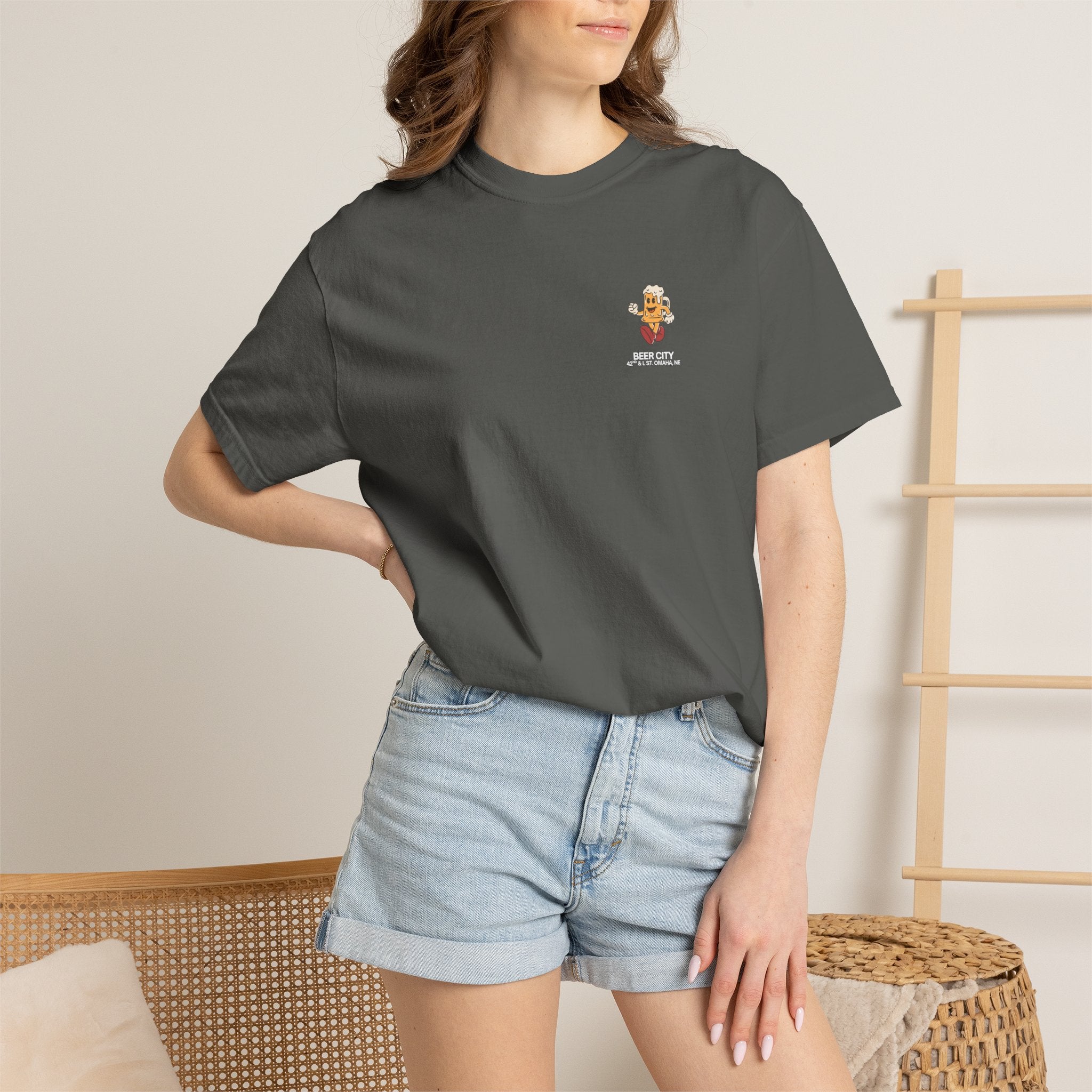 Beer City T-Shirt — "South Omaha's Coldest Beer!" Retro Beer Graphic Tee
