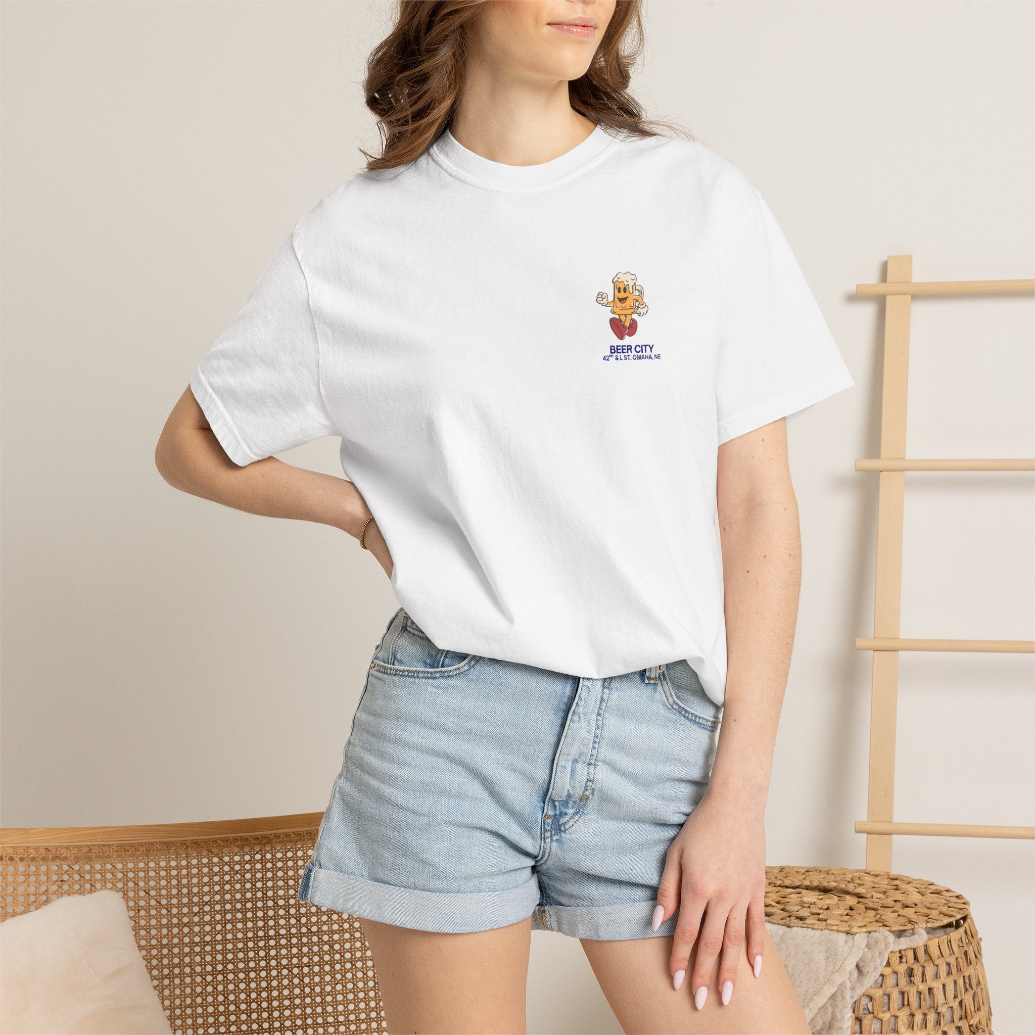 Beer City T-Shirt — "South Omaha's Coldest Beer!" Retro Beer Graphic Tee