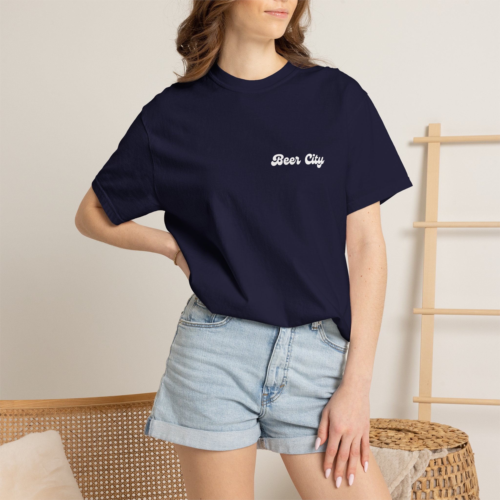 Beer City T‑Shirt — Comfort Colors Vintage Bar Tee