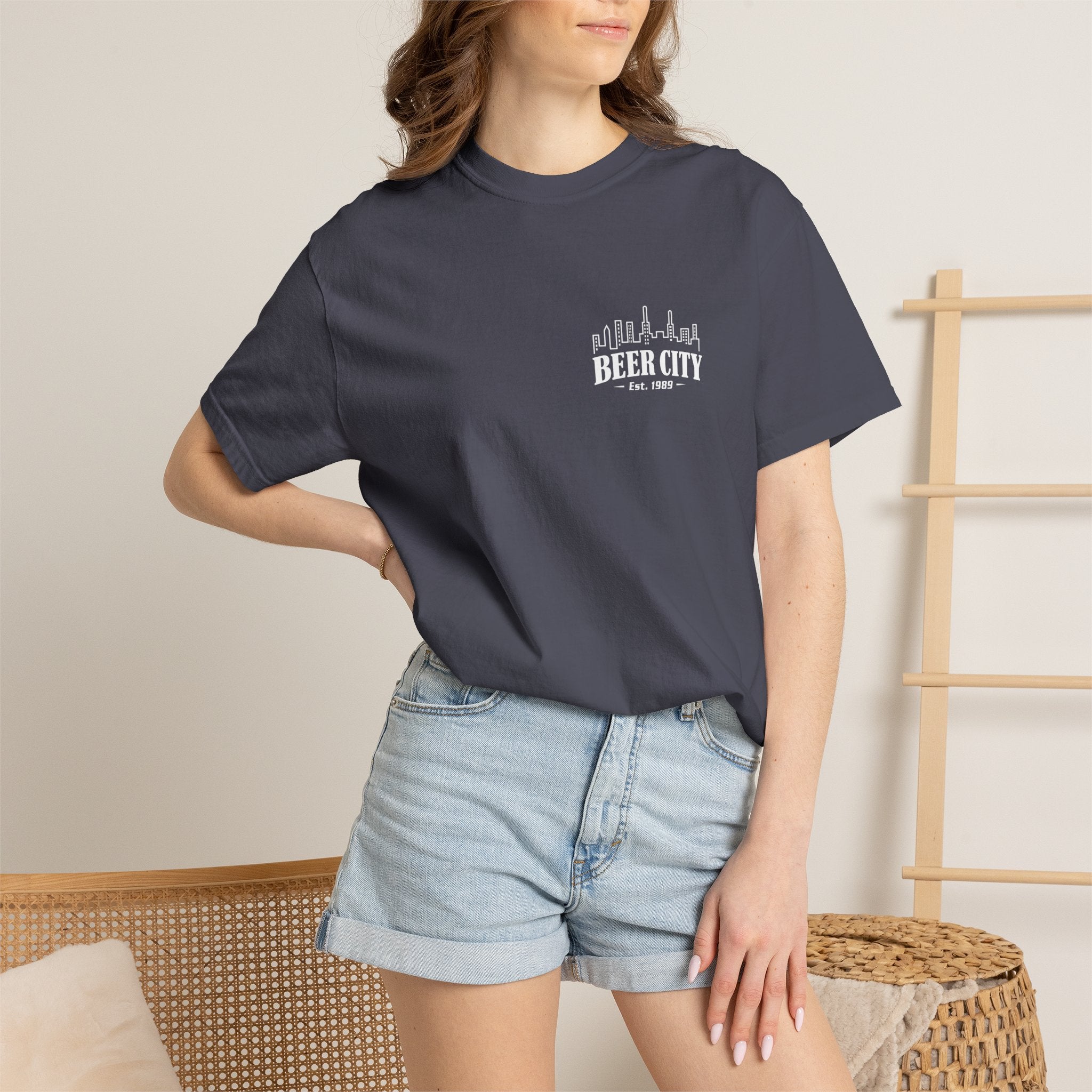 Beer City T-Shirt — Vintage Est. 1989' Comfort Color Tee