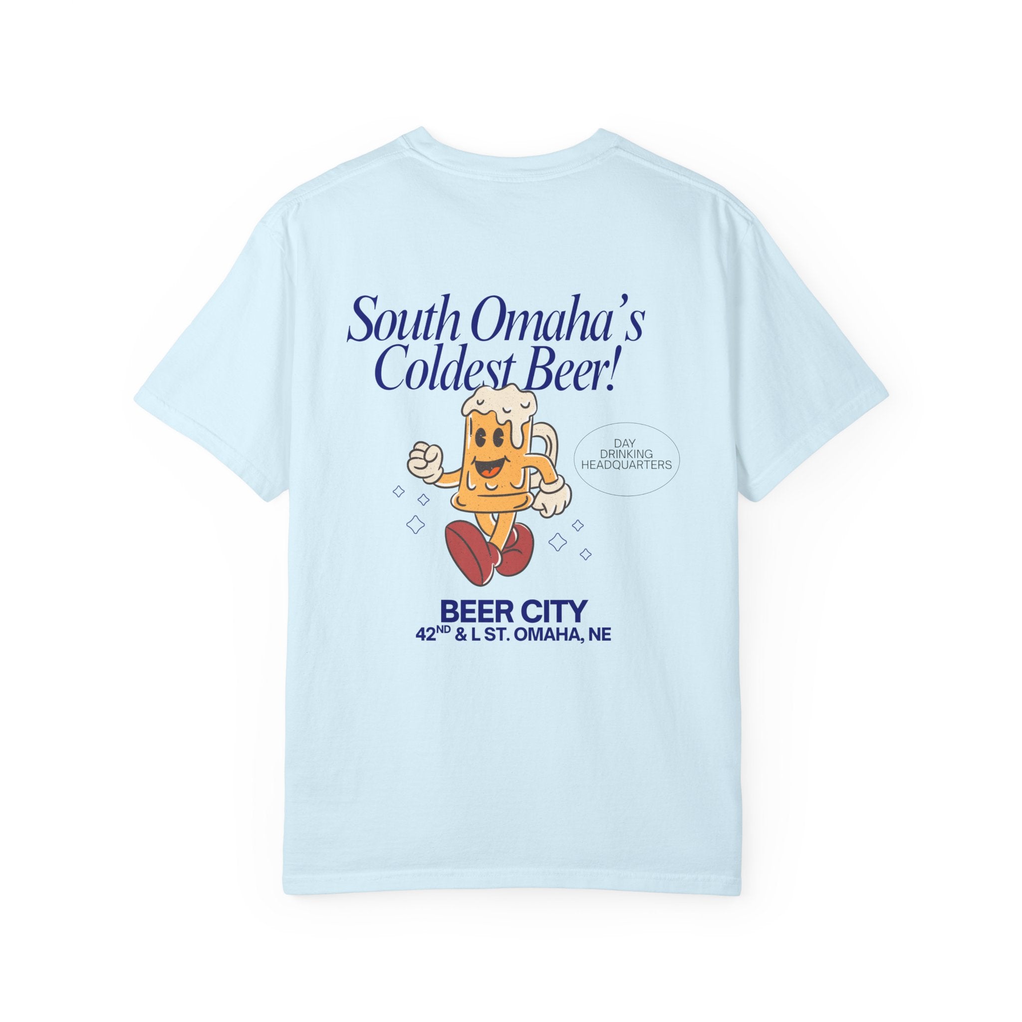Beer City T-Shirt — "South Omaha's Coldest Beer!" Retro Beer Graphic Tee