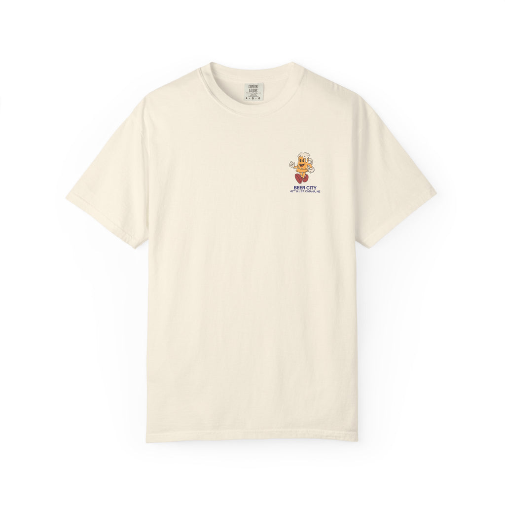 Beer City T-Shirt — "South Omaha's Coldest Beer!" Retro Beer Graphic Tee