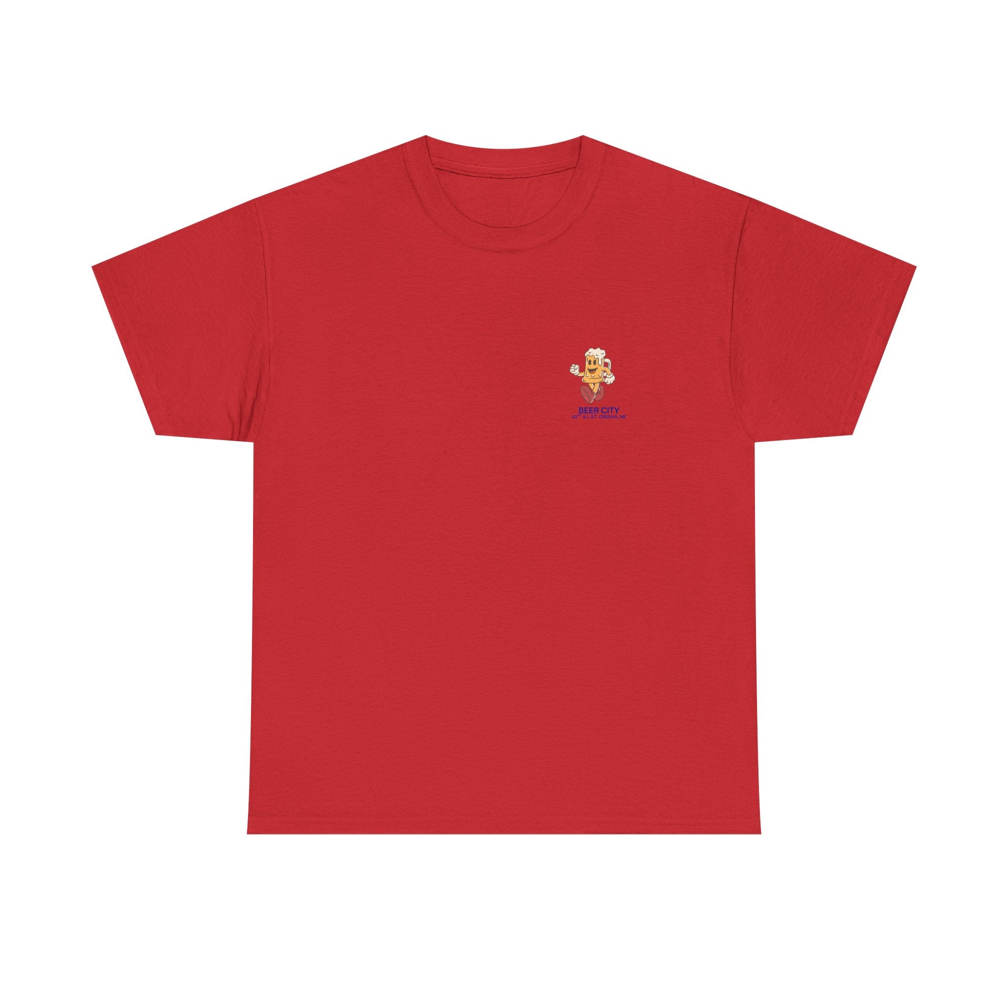 T-Shirt — 'South Omaha's Coldest Beer! Beer City' Retro Logo Tee