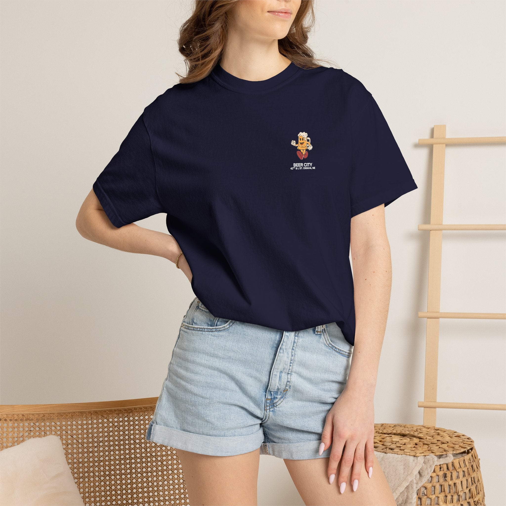 Beer City T-Shirt — "South Omaha's Coldest Beer!" Retro Beer Graphic Tee