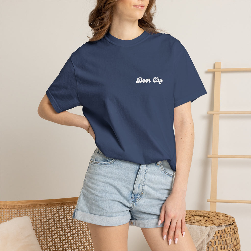 Beer City T‑Shirt — Comfort Colors Vintage Bar Tee