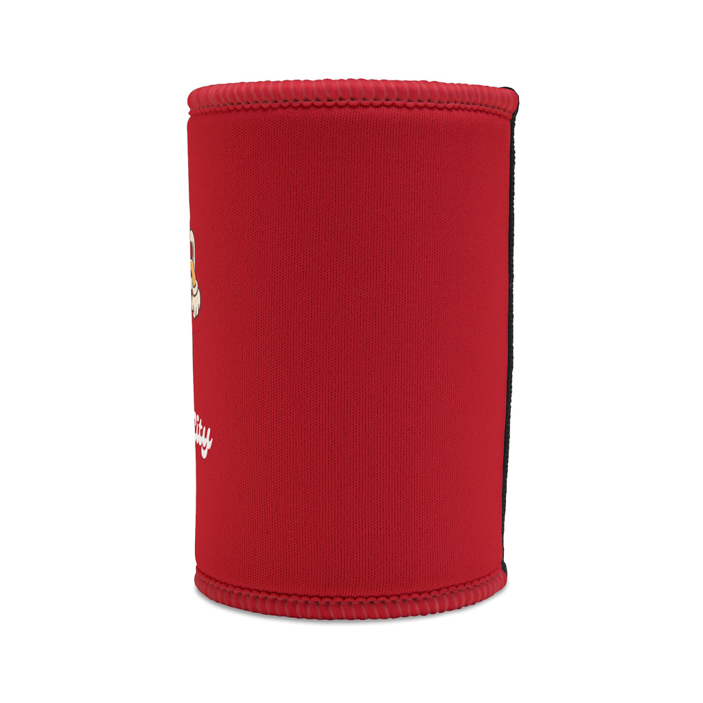 Stubby Cooler — Beer City Koozie with Retro Cartoon Beer Mug