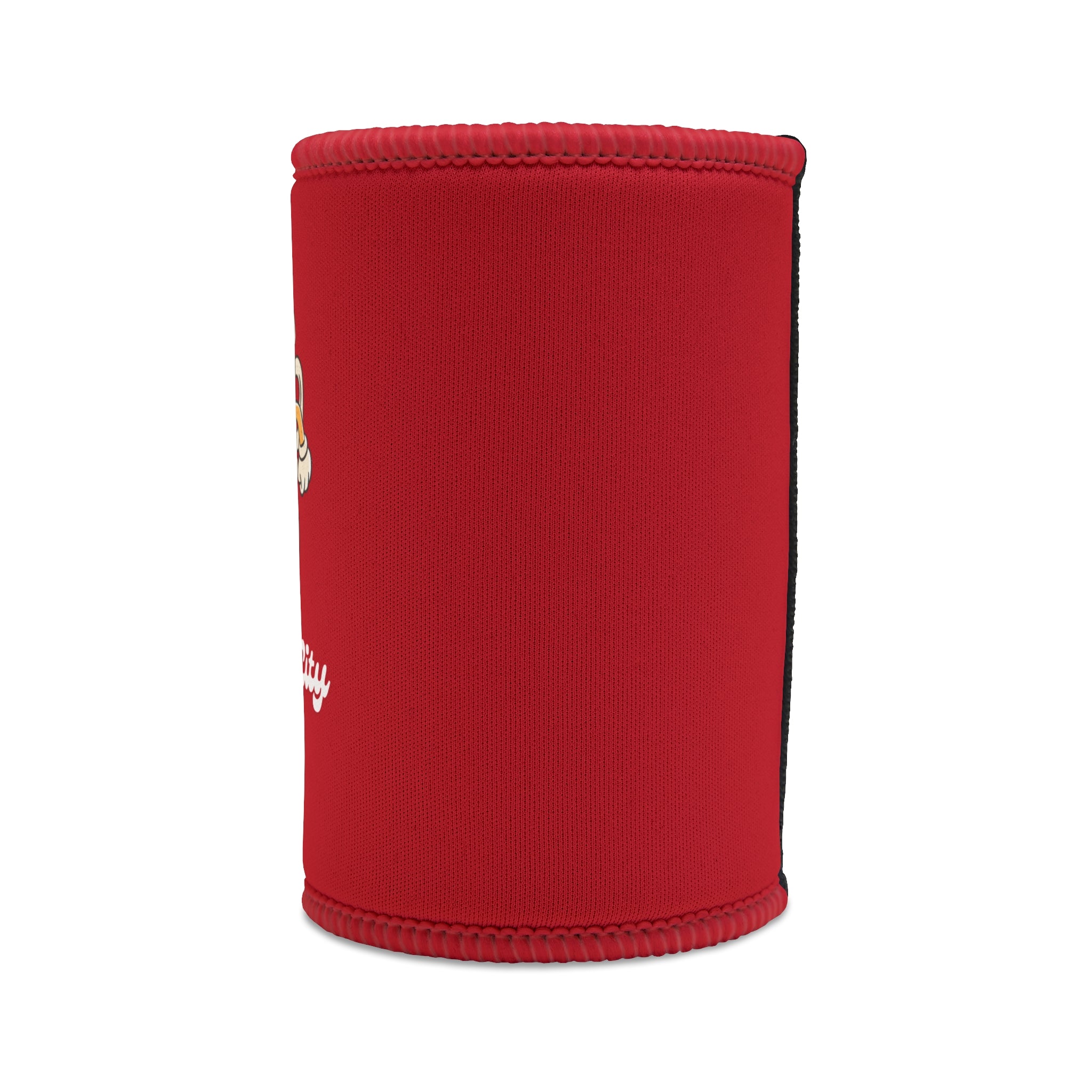 Stubby Cooler — Beer City Koozie with Retro Cartoon Beer Mug